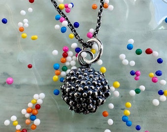 nonpareil necklace pendant - nonpareils snow cap chocolate lovers jewelry