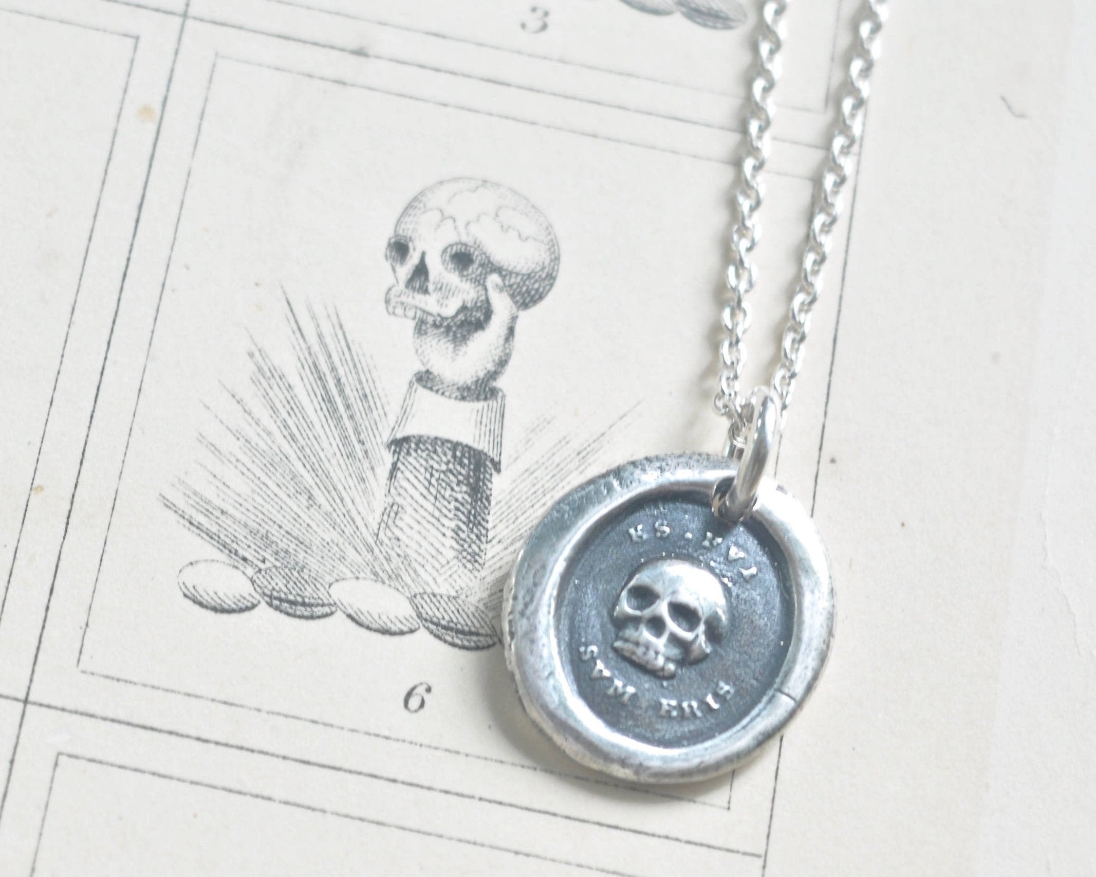 Jewelers Design Stamp Skull and Cross Bones Number 250 
