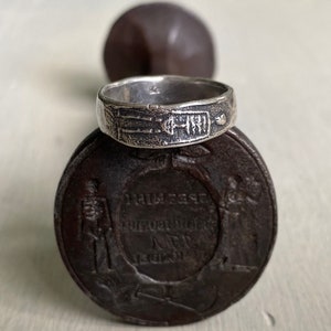 skeleton ring rustic skeleton wax seal ring memento mori jewelry wax seal whimsigoth jewelry image 4