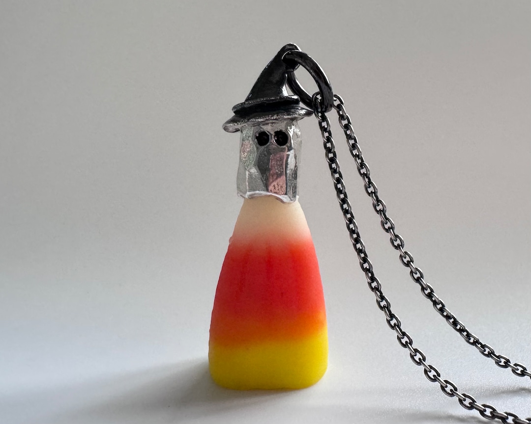Ciondoli tradizionali gotici horror Halloween con scheletri in argento ~ Set da sei - Italia