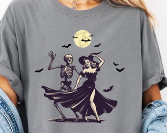 コンフォートカラーズ スケルトン＆ウィッチシャツ、ダンシング・イン・ザ・ムーンライトTシャツ