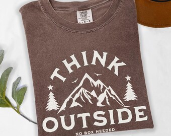 Naturinspiriertes Unisex-T-Shirt, Outdoor-Vibes-T-Shirt, Berg-Grafik-Shirt, Abenteuer-Bekleidung, Geschenk für Wanderer