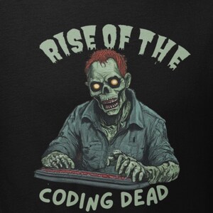 Code Life Long Sleeve Jersey | Zombie Programmer Tee | Funny Developer Gift
