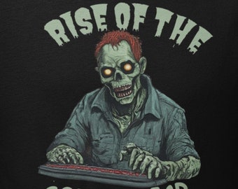 Camiseta de manga larga con el código de vida / Camiseta de programador zombi / Regalo divertido para desarrolladores