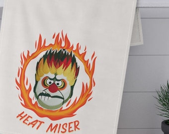 Heat Miser Christmas Tea Towel - Year Without a Santa Claus Nostalgic Kitchen Decor