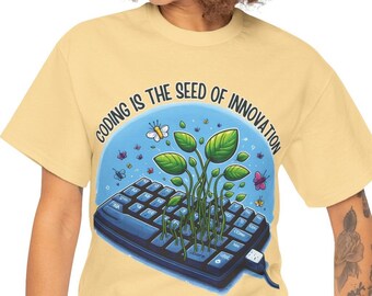 La codifica è il seme dell'innovazione: maglietta regalo unica per programmatori