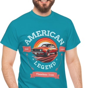 Classic 1968 Camaro Shirt - A Must-Have for Vintage Car Lovers - Timeless American Icon - Ideal Gift for Enthusiasts and Collectors