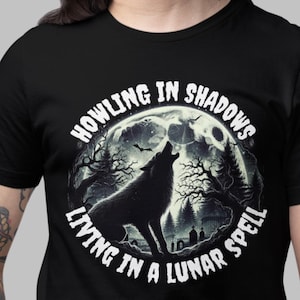 Halloween shirt inspired by Ozzy Osbourne, Bark at the Moon wolf tee, classic rock gift