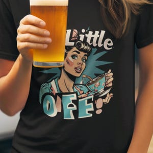 A Little Off Tee | 1950s Humor Shirt | Retro Mom Gift | Vintage Style Graphic Tee | FREE SHIPPING