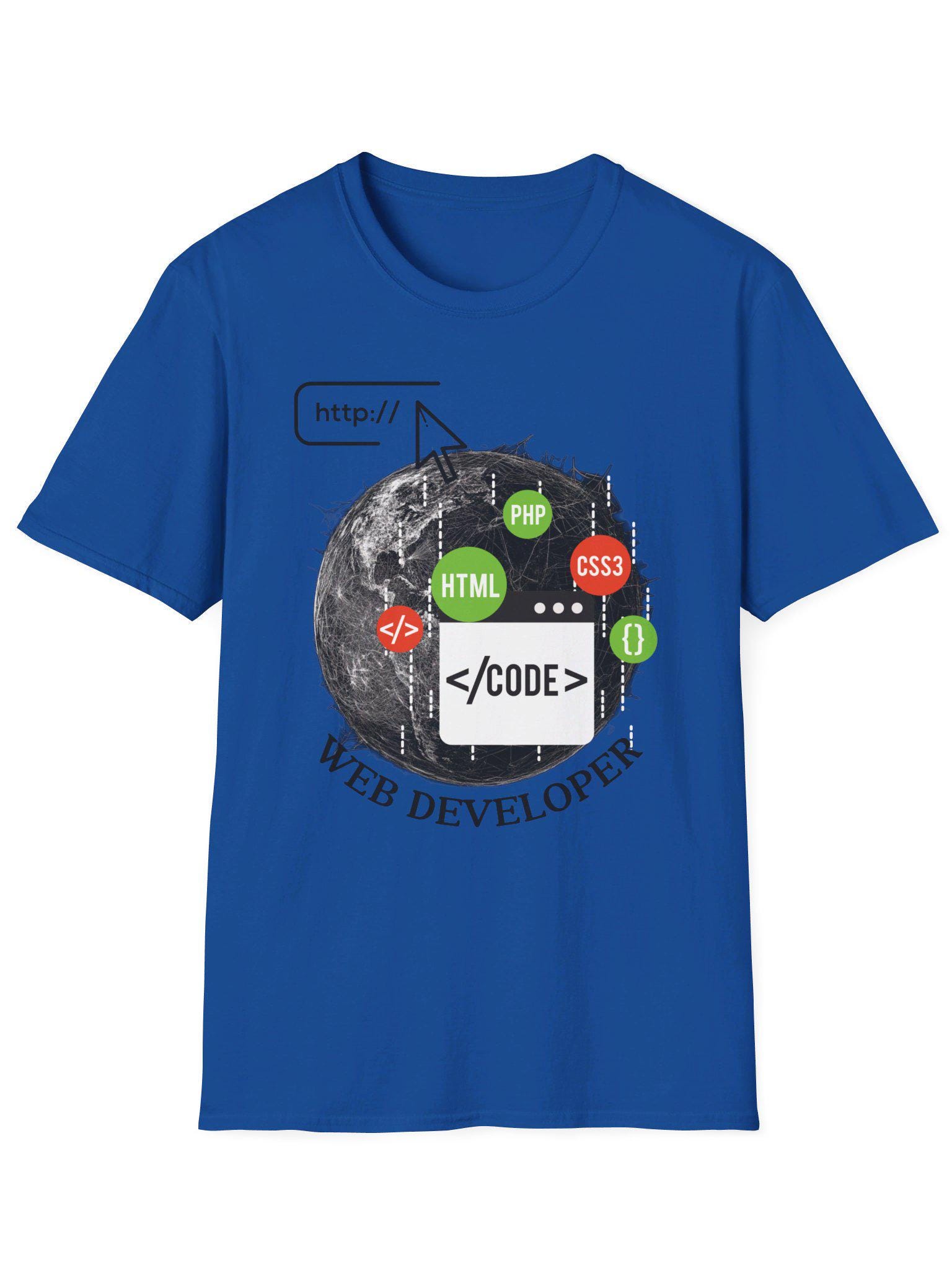 Funny Web Developer Tee - Code the Future - Essential Programmer Gift ...