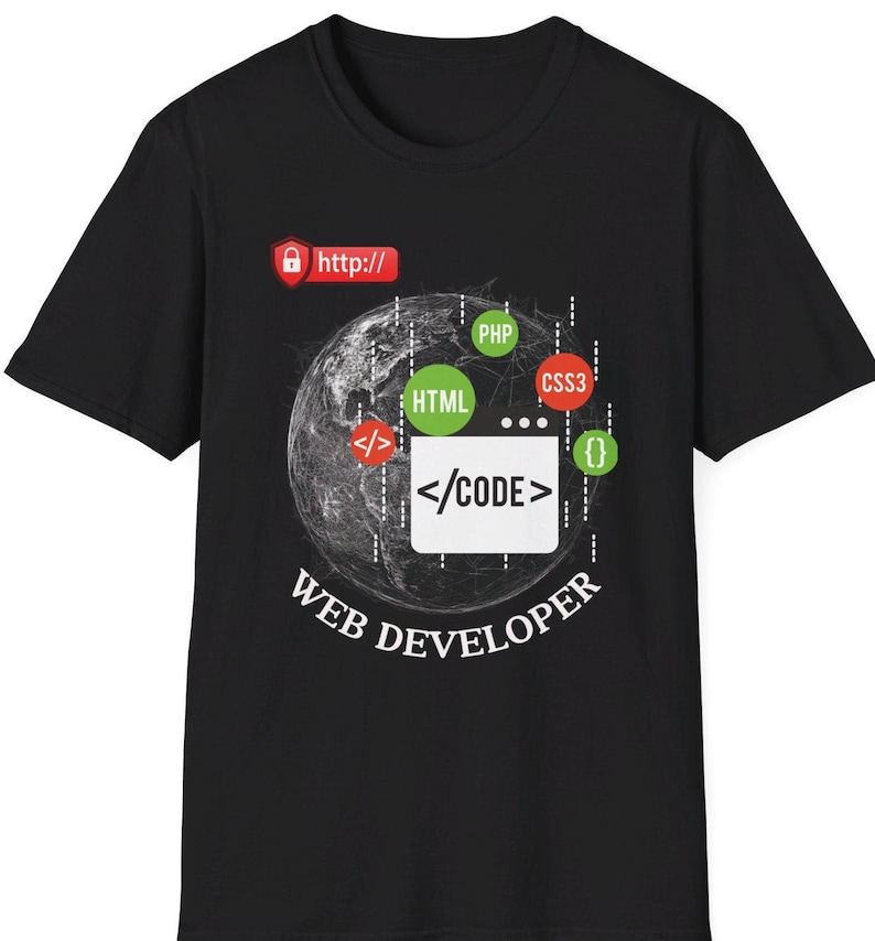 Funny Web Developer Tee - Code the Future - Essential Programmer Gift ...