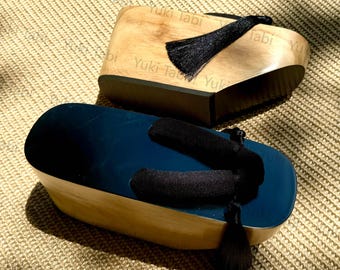 Oiran Geta Wooden Clogs Kimono Sandals