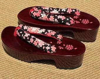 Kimono Geta Sandaler: Handgjorda japanska träskor