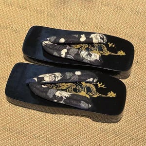 Men&#39;s Japanese Geta Sandals – Anti-Slip Traditional Wooden Flip Flops | Handmade Tabi Shoes Tabi Socks