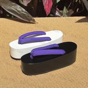 Kimono Geta Sandals:Handmade Japanese Wooden Shoes