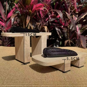 Sandalias japonesas Geta de plataforma de madera de dos dientes de 15 cm de altura / Zuecos altos Oiran / Kimono Zori tradicional / Compatibles con calcetines Tabi