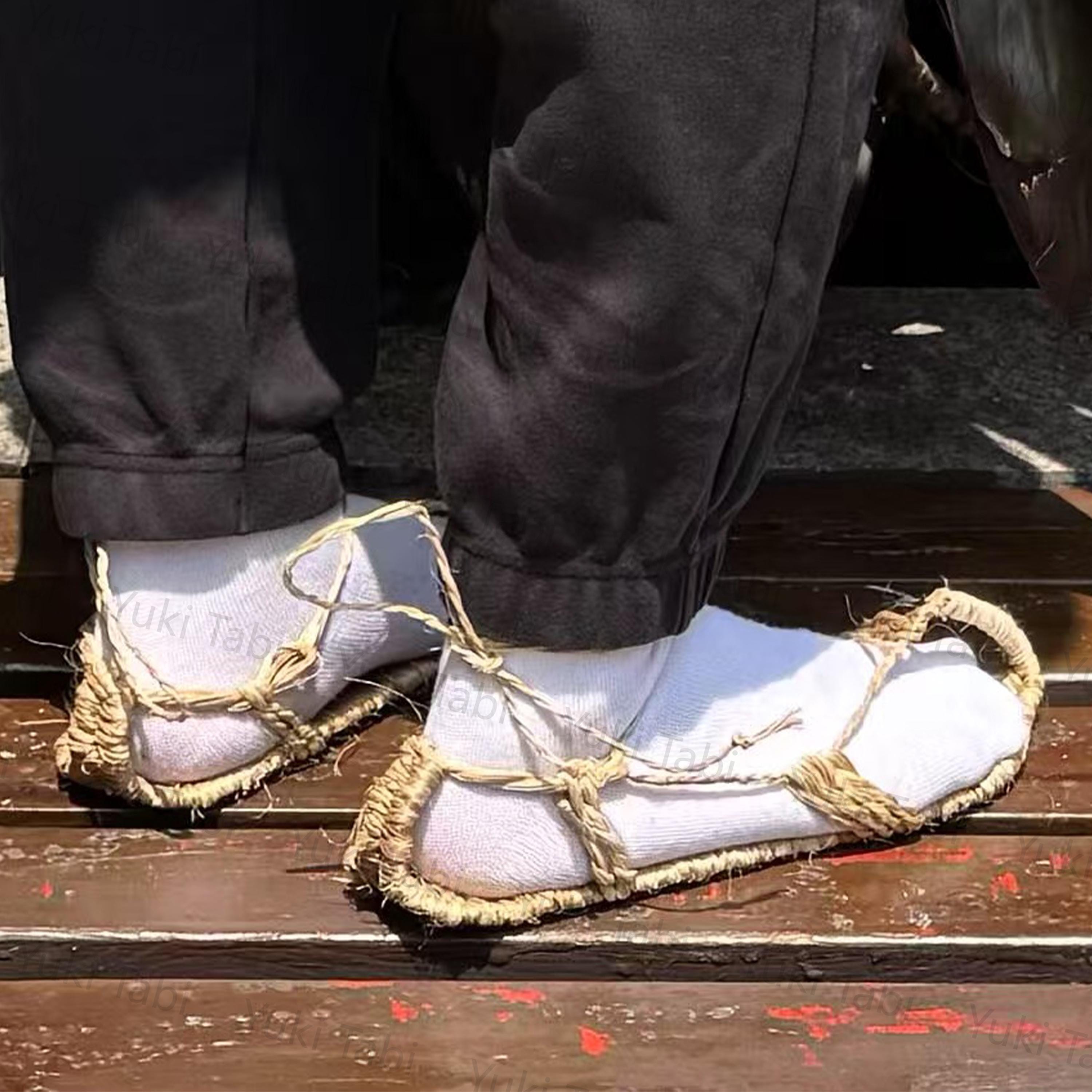 Handmade Japanese Ninja Sandals Hemp & Water Grass Shoes - Etsy