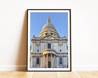 St Pauls Cathedral Print - London Wall Art, Architecture Fine Art Photography