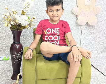 Toddler Sofa Armchair: Soft Padded Upholstered Chair for Kids