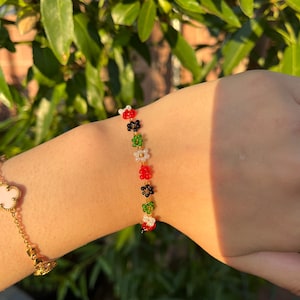 Solidarity Flower Bracelet