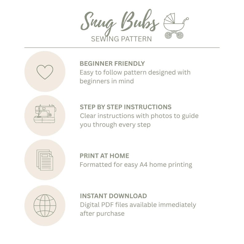 Baby Bib Sewing Pattern | Beginner Friendly, 2 Sizes (PDF Download) - Etsy