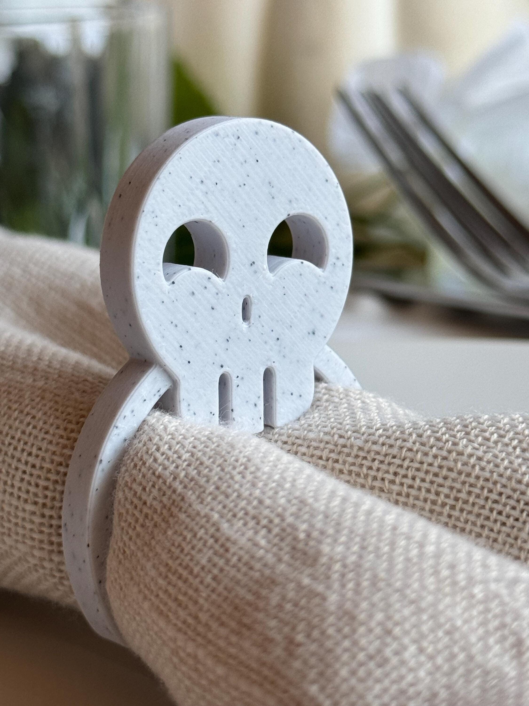 Skeleton napkin rings clearance