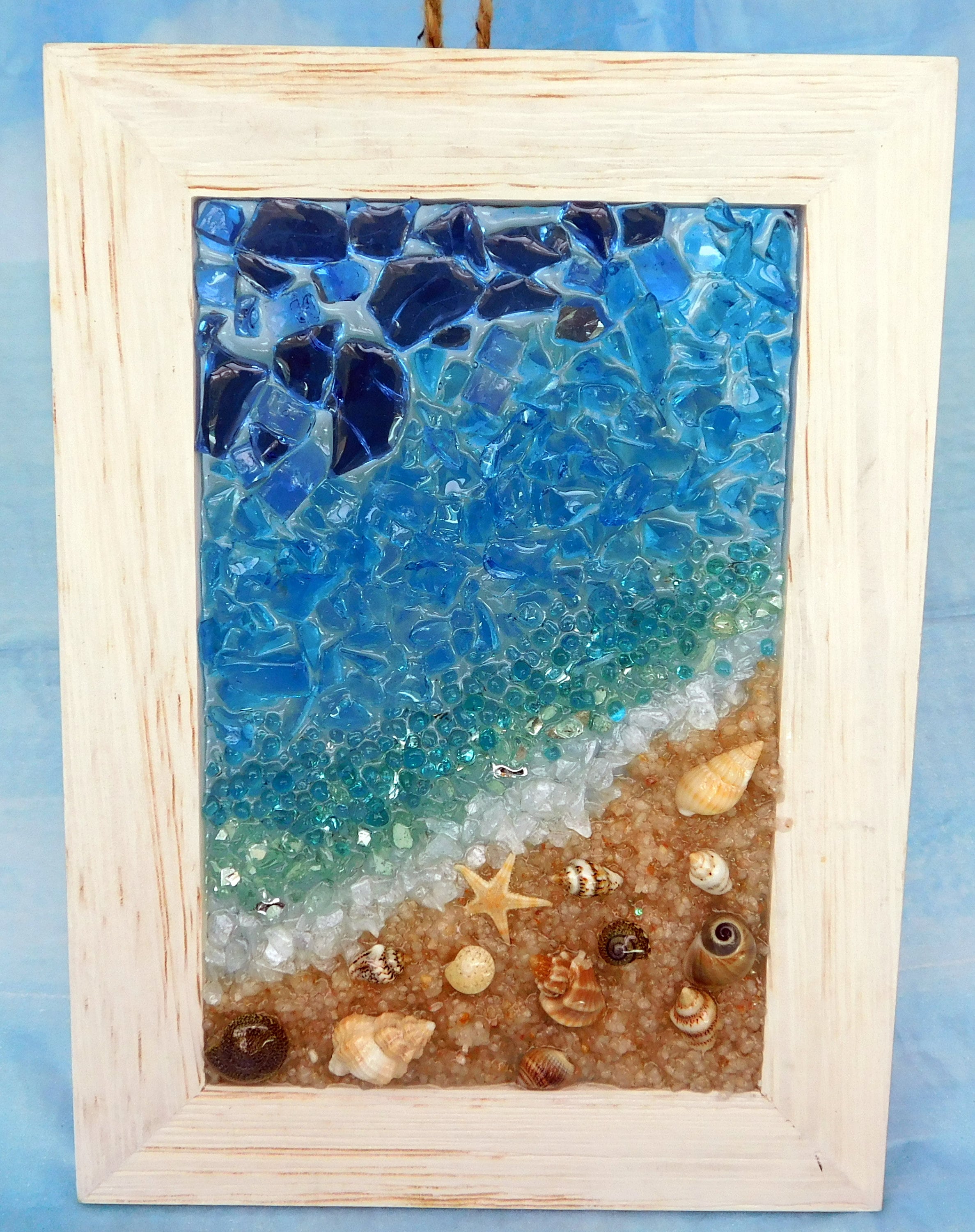 DIY Sea Glass Resin Art  Join Open Sea Glass Session – Create