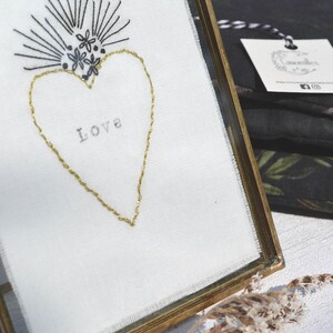 Ex voto brodé, personnalisable