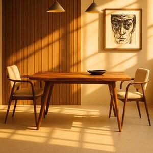 Dinning Table Top Solid Oak Tabletop With Live Edge Mid-Century Wood Table Solid Wood Worktop Desktop Wood Oak Dinning Table Oak Furniture
