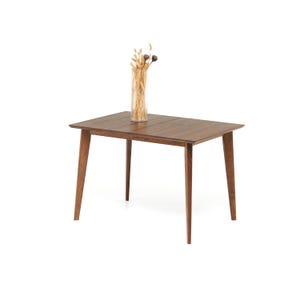 Mesa de comedor extensible de roble macizo: Mesa de cocina moderna de estilo escandinavo