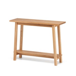 Wooden Console Table, Solid Narrow Console, Entryway Table, Entry Table, Living Room Decor, Hallway Modern Furniture, Oak Console