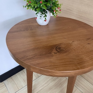 Round Table Top, Solid Wood Desk Top, Round Dining and Coffee table Tops, Oak Table Top, Custom Tabletop, Countertop and Desk Top
