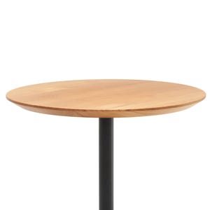 Round Oak Table Top: Solid Rustic Wood Dining, Coffee, or Desk - 4cm Thick