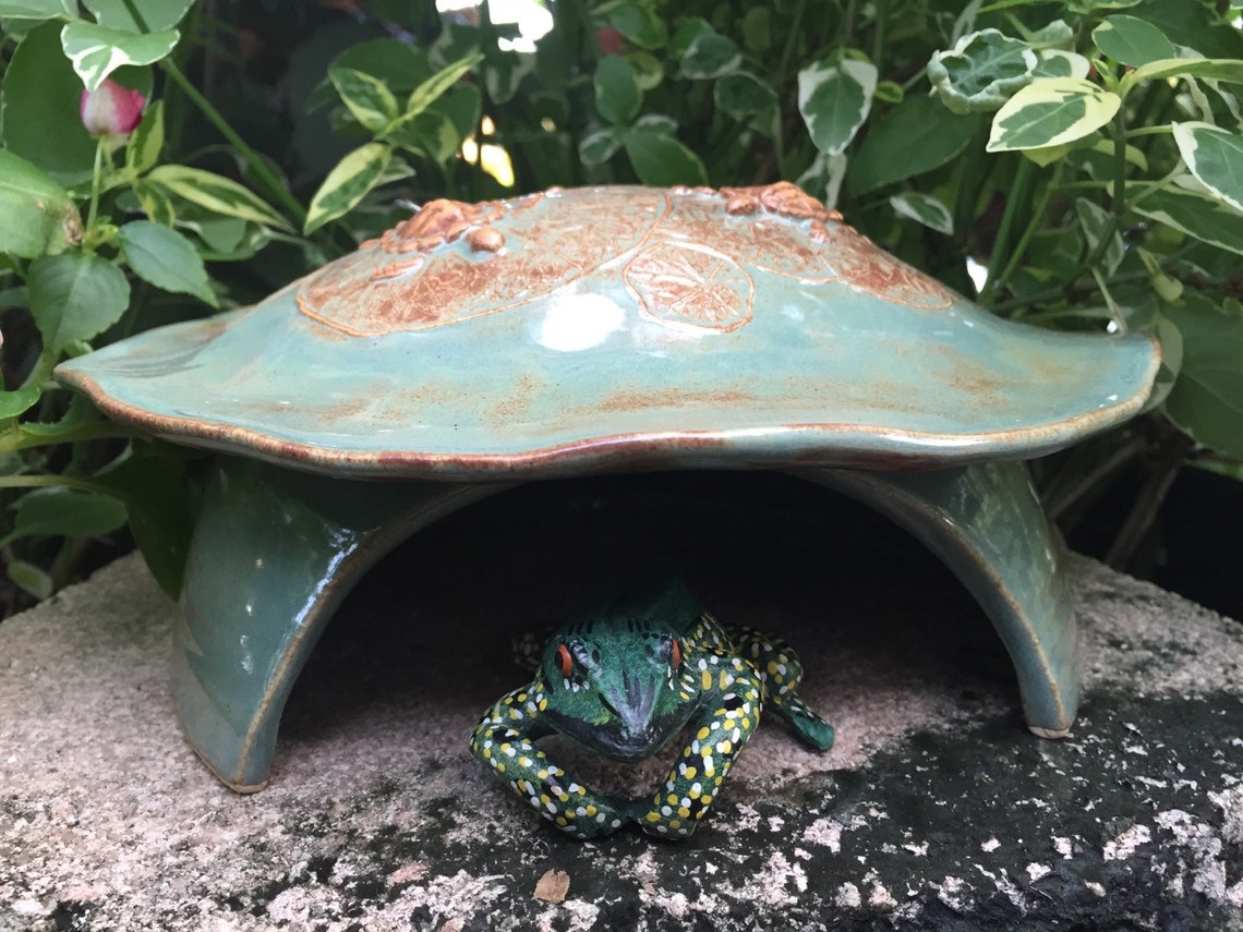 Handmade Ceramic Toad House Handmade Toad Abode Frog House Etsy