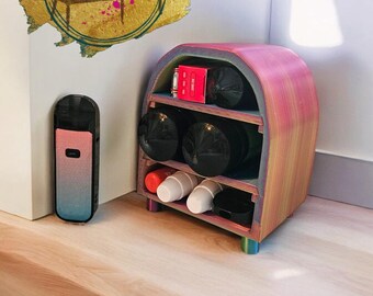 Arquivo de impressão 3D, prateleiras de mesa, mini organizador de armazenamento, decoração para casa stl