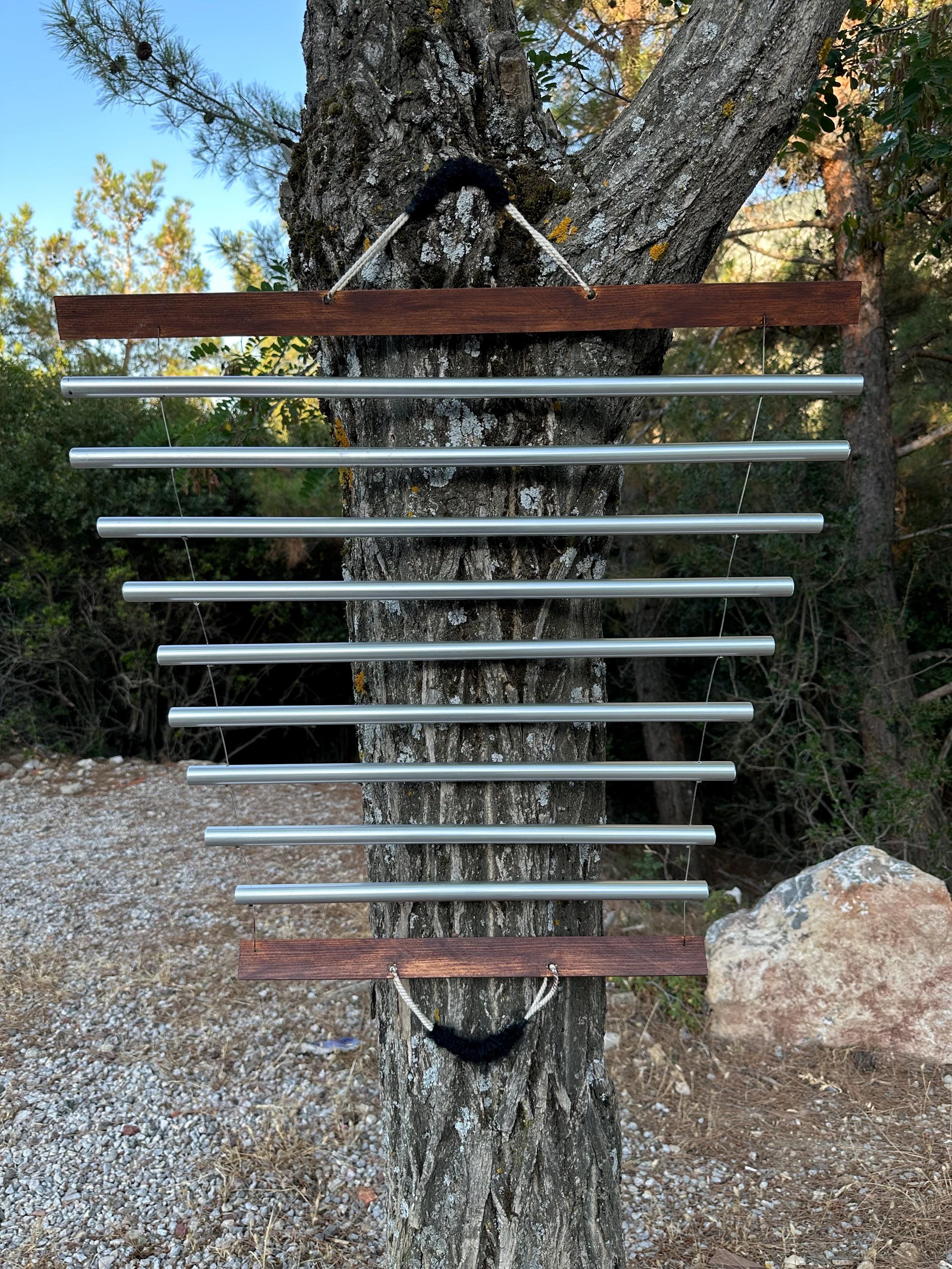 432Hz 9-Note Aluminum Chimes | Xylophone Bell Tree | Metallophone for Meditation and Sound Healing