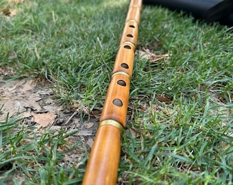 Flauta Ney tradicional turca de 26 pulgadas con acorde B / Instrumento sufí auténtico / Instrumento de viento artesanal