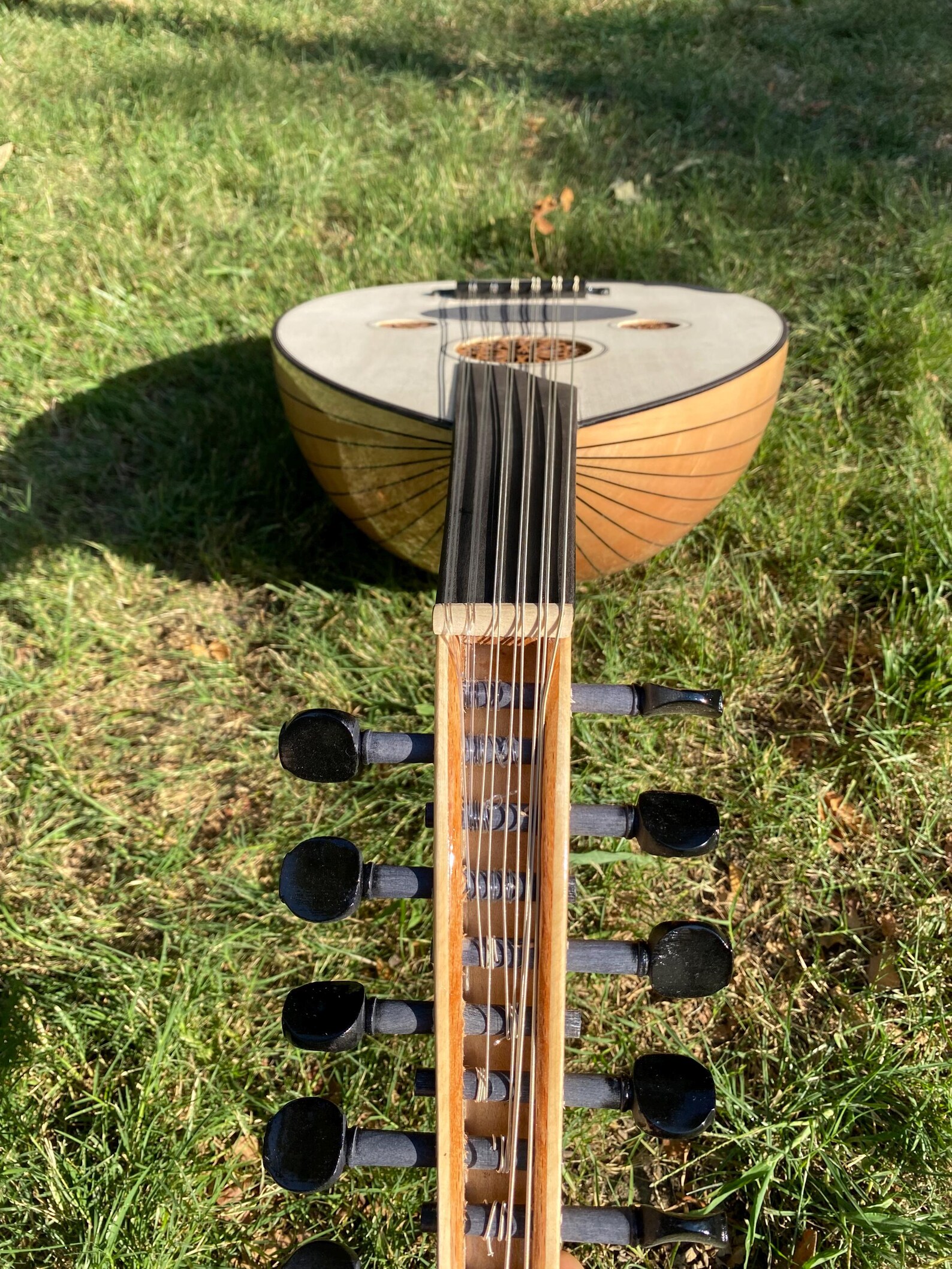Professional Turkish Oud Instrument - Traditional Stringed Musical ...