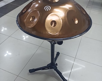 22-Inch 432Hz Traditional Handpan - 9-Note D Minor Steel Drum with Bag Gift