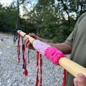 Traditionelle 57-Zoll-Regen-Soundbar | Shamanic Meditation Tool | Beruhigender Regenstab für spirituelle Heilung
