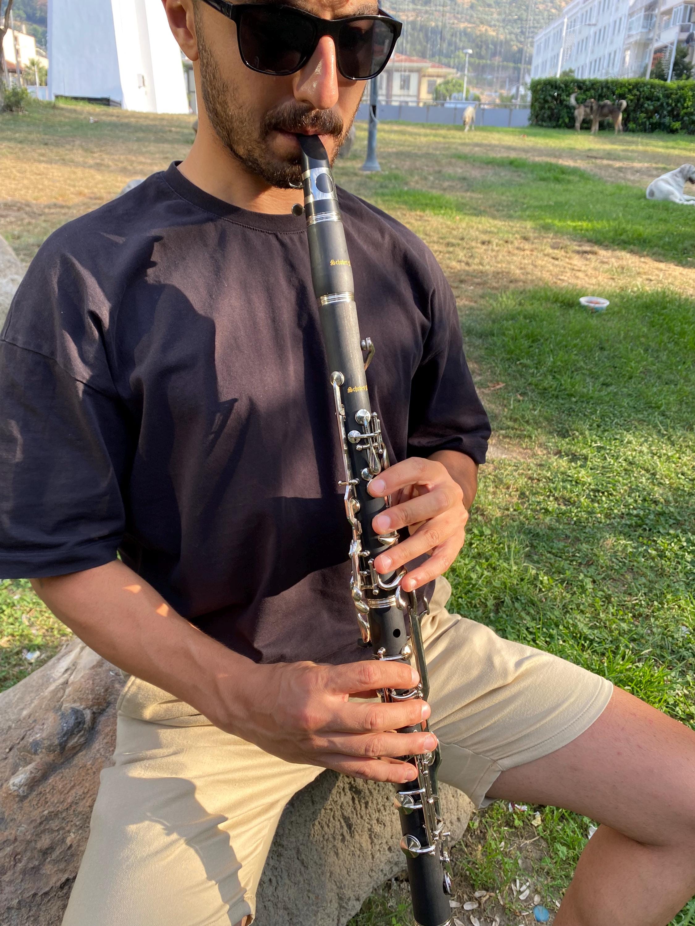 Professional G Tuning Black Clarinet | Wind Musical Instrument for Beginners and Professionals | High-Quality Clarinet with Case