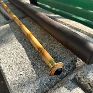 A Tuning 31 Inch Bamboo Turkish Ney Flute | Traditional Wind Musical Instrument | Handcrafted Bamboo Reed Flute for Meditation