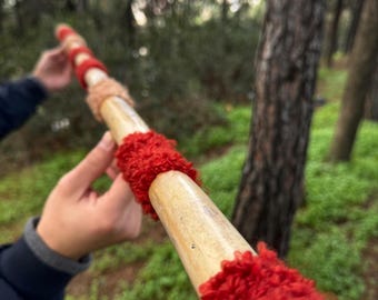 Traditional 57-Inch Rain Sound Bar | Shamanic Meditation Tool | Calming Rainstick for Spiritual Healing