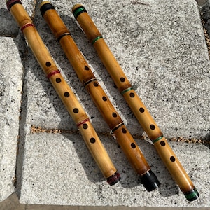 Authentic Kavala Reed Flute - Handcrafted Traditional Ethnic Wind Instrument for Meditation and Music