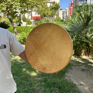 18-Inch Traditional Shamanic Drum – Handmade Meditation & Ritual Instrument for Sound Healing