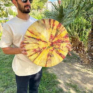 18-Inch Traditional Shamanic Drum – Handmade Meditation & Ritual Instrument for Sound Healing