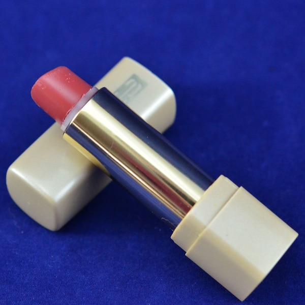 vintage Avon Product Beyond Color Lipstick in Cream Square Plastic Tube - Retro Makeup - Vanity - Cosmetics - New York