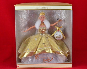 Vintage Special Edition 2000 Celebration Barbie Doll - Platinum Blonde - Holiday Barbie - Millennium - New Year - Never Removed From Box