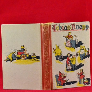 Tobias Knopp, Adventures of a Bachelor / Mr and Mrs Knopp de Wilhelm Busch - Vintage Book c. 1924 - Alemán - Dibujos animados ilustrados - Humor