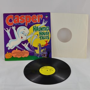 1973 Casper, el fantasma amigable – Cuentos de casas encantadas - Peter Pan Records LP de 33 RPM - Juegos - La buena suerte no es mala, La escalera chirriante
